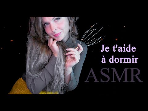 ASMR FRANÇAIS 🌙⭐JE T'AIDE À DORMIR ( chuchotements lents et triggers pour t'endormir )