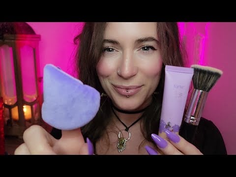 ASMR - Doing Your Makeup For Bed 😴 (Layered, Rummaging, Cap Sounds)