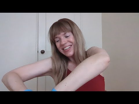 ASMR Foot Massage! (Gloves, Spray, Rollerball, Ankle and Toe Cracks)