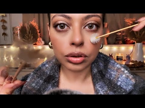 ASMR| Tracing Your Face and Mine - Over-explaining Visuals TRIGGER & TINGLES (PERSONAL ATTENTION)