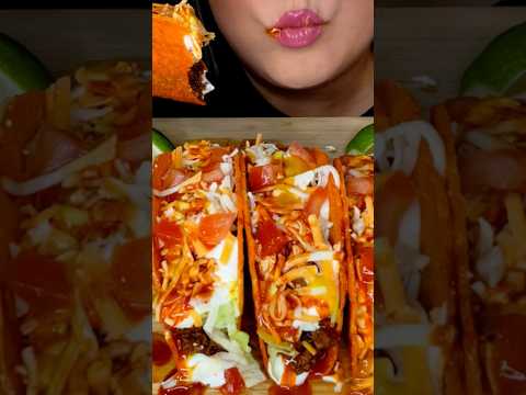 Homemade Tacos #asmr #asmreating #foodasmr #tacos