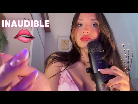 ASMR ♡ INAUDIBLE CHALLENGE 🫦 MUY RELAJANTE ll