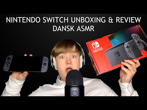 (Dansk ASMR) Nintendo Switch Unboxing + Review