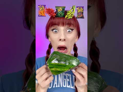 ASMR Emoji Spicy Snacks Eating Mukbang #shorts