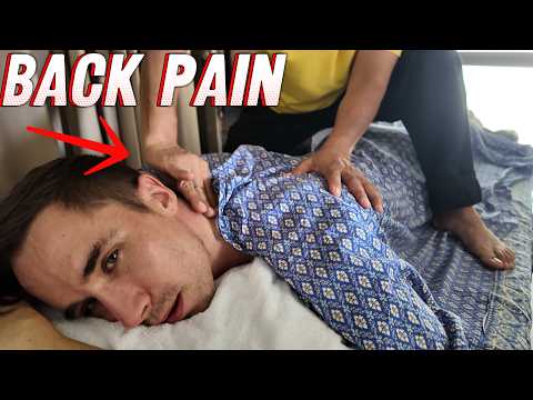 She FIXED my back pain in 10 minutes... | Massage ASMR
