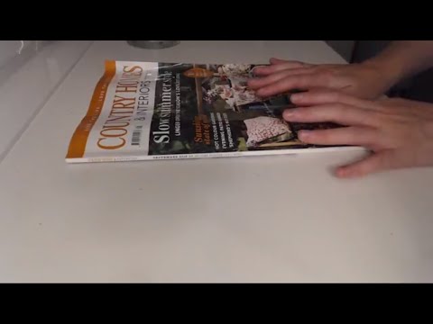 ASMR Whispered Magazine Reading Page Turning Intoxicating Sounds Sleep Help Relaxation