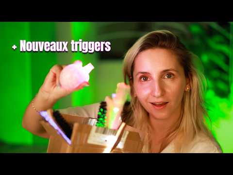 ASMR | Je teste pleins de NOUVEAUX TRIGGERS pour toi 🦎