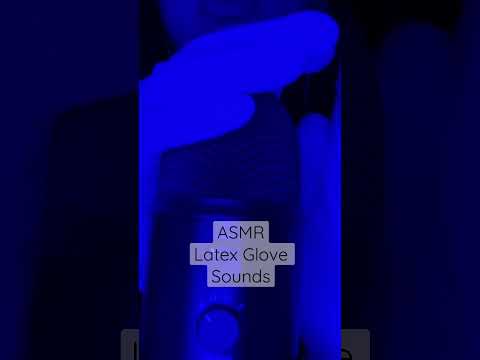 ASMR Mic Rubbing with Latex Gloves #asmr #shorts #asmrsounds