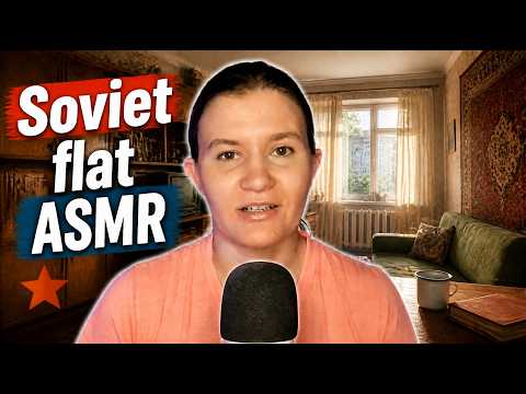 ASMR Tell you about Russia with Russian accent. The specific of Russian flats