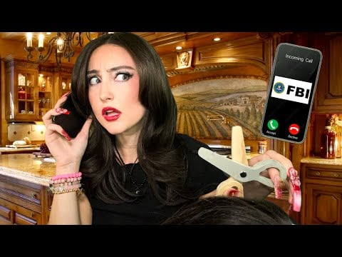 ASMR The FBI Calls Your New Jersey Italian Aunt While She Cuts Your Hair Roleplay