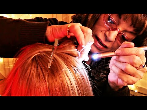 ASMR RELAJANTE REVISION Y TRATAMIENTO DE TU CUERO CABELLUDO👱‍♀️RELAXING SCALP CHECK AND TREATMENT