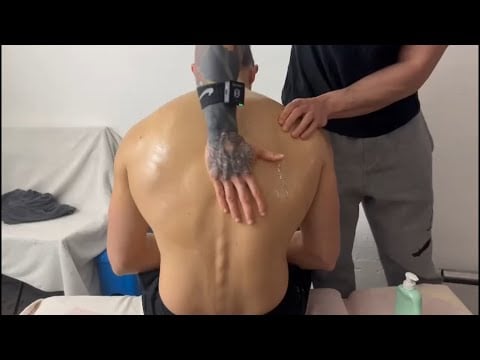 Full Back Massage | Asmr professional relax | Boys Only