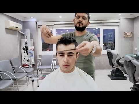 ASMR Turkish Barber 0 mm skin fade haircut, cure with miracle clay, head massage and hair washing