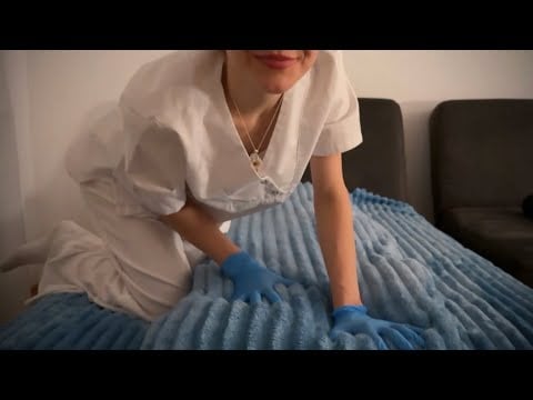 ASMR INSPECTION Full Body Massage Roleplay (soft spoken) less white noise 
