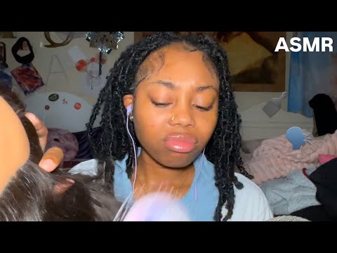 ASMR| Sassy Hairstyles Brushes Your Hair While Talking Gibberish ASMR Roleplay🗣️🪮