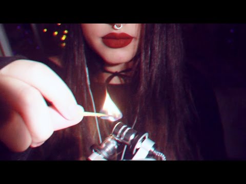 ASMR ♡ match lighting 🔥 soft spoken rambling.