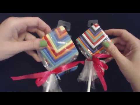 ASMR ~ Hair Elastic Lollipops | Plastic Crinkle | Show & Tell (Whisper)