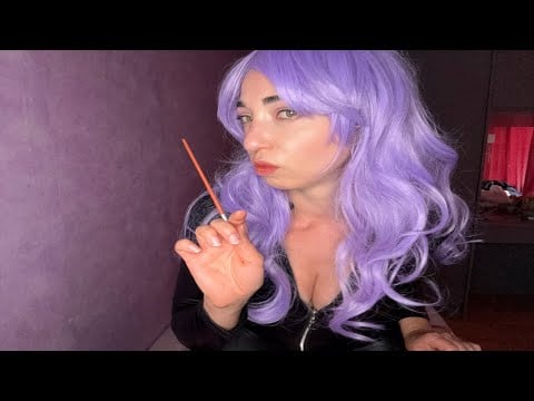 ASMR Alien Curator Presents Her Favourite Human | Glove Sounds & Cream Massage