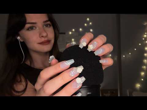 Fast to Slow Mic Scratching with Tape Under, Setting & Breaking Pattern [ASMR] (No Talking)