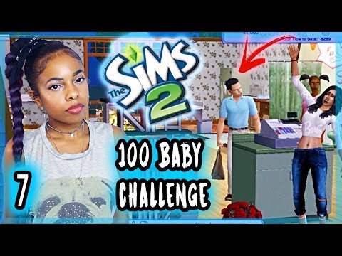 ANGRY CUSTOMERS!⎜THE SIMS 2 // 100 BABY CHALLENGE  Pt. 7