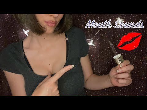 ASMR 👄 Bruits de bouche intenses / Intense mouth sounds (Pipette, tuyau/ glass dropper nibbling) 👄