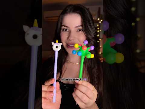 Asmr teste de intuição 🔮🧠#testedeintuição #intuition #asmrintuition #teste #asmr