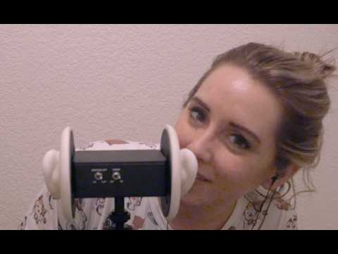 [ASMR] Close Ear to Ear Breathing and More! (Various Triggers) (Old Video from 2017)