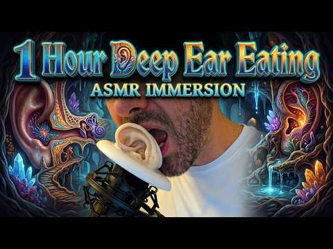 1 Hour Deep Ear Eating (ASMR Immersion)