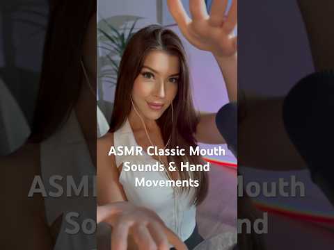 ASMR Mouth Sounds and Hand Movements 🤍