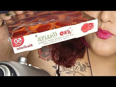 ASMR comiendo ollitas, pulpa de tamarindo 