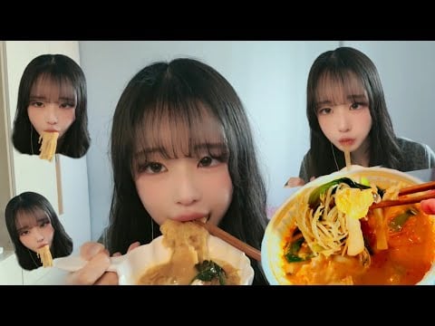 Sub) 식감 천재 마라탕 먹방🥢 | 꼬르륵 소리를 곁들인 리얼사운드 ASMR