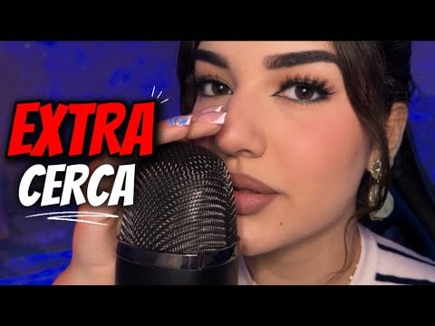 ASMR Susurros *MUY CERCA* del micro 🧠😴 