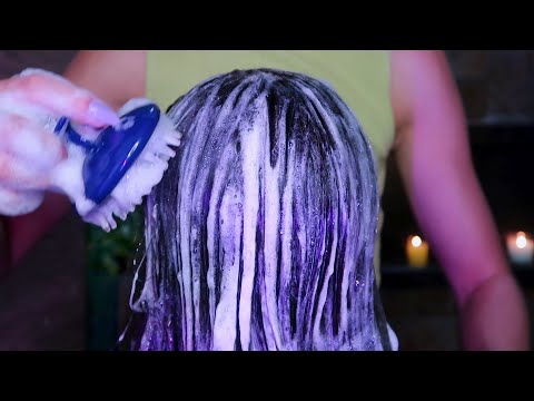 ASMR - Scalp Massage & Shampoo Brushing 💆🏻‍♀️