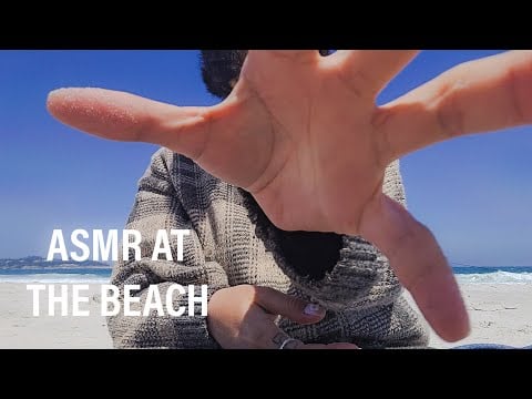 ASMR AT THE BEACH | LOFI HAND SOUNDS & HAND MOVEMENTS #CARMEL #LOFI 