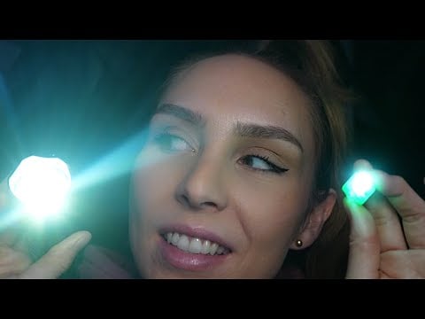 ASMR EYE EXERCISES 👁️ Bright Light Peripheral Vison Test for Sleep