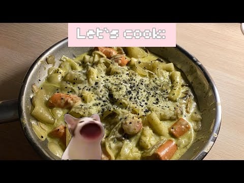 Basil Cream Tteokkbokki Recipe