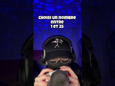 ASMR • ESSAYE DE NE PAS DIRE LE MEME NOMBRE QUE MOI ! AS TU UNE BONNE INTUITION ??  #asmr