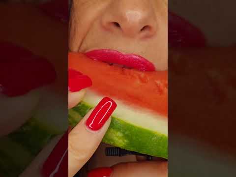 ASMR Eating Watermelon 🍉 Juicy Wet Mouth Sounds | No Talking