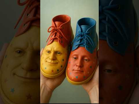 Creepy Talking Clown Objects Caught on Camera 🤡 #asmr #ai #satisfying