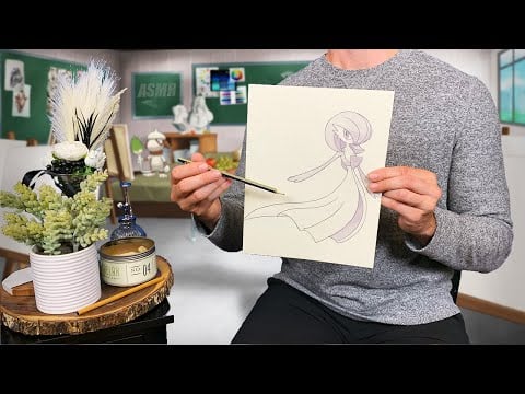 ✏️ Drawing Your Portrait (You're a Pokémon) | Drawing You ASMR Roleplay, Whos that Pokémon❓