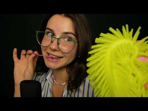 NOWE WYZWALACZE ASMR 💥 spoolie nibbling, "dot, dot, dot", gniotek, szeleszcząca krzyżówka