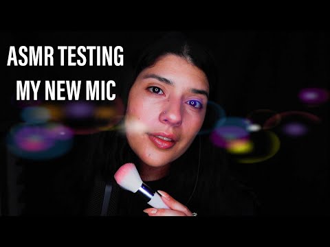 ASMR FAVORITE TRIGGERS | TESTING OUT MY NEW MIC (Mic brushing, Mic Scratching) | RAIN SOUNDS