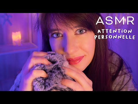 ASMR FR | Attention personnelle très proche du micro🌸micbrushing & affirmations positives