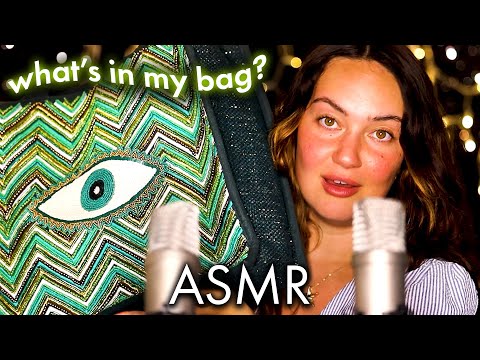 ASMR ✨ What’s in my everyday bag? relaxing soft spoken haul, soothing rummaging sounds with Anna