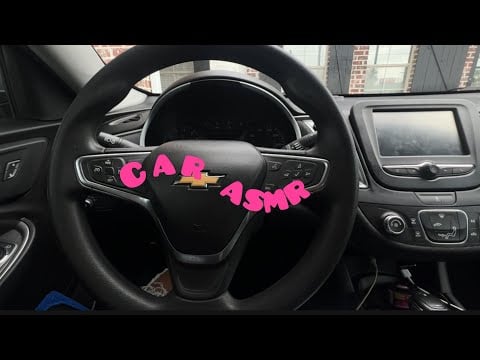 CAR ASMR | Camera Tapping, Seat Scratching, Rummaging and more