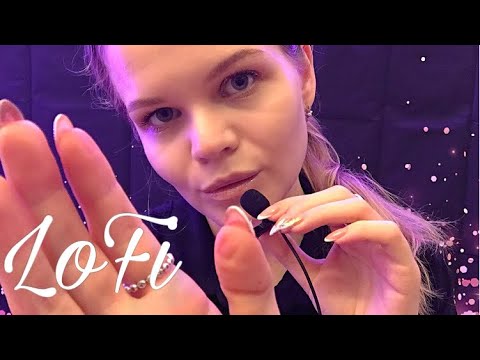 Asmr | LoFi Inaudible Whispering and Hand Movements | UpClose