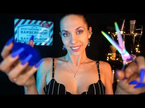 ASMR 3 hours Realistic Barbershop Roleplay 💈 Haircut, Shave & Scalp Massage (Tingly)
