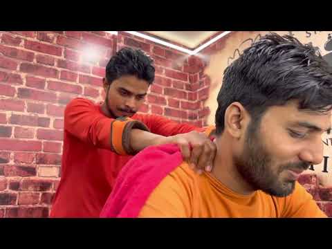 Handsome Barber Gives Relaxing Head Massage to His Best Friend 😴 | Ultimate ASMR Sleep Therapy