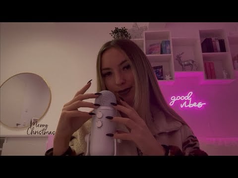 ASMR | LINA‘S Custom Video 🎀 (inaudible whispering, mic scratching…) german/deutsch