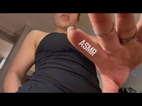 ASMR FAST fabric scratching + tapping + spit paiting
